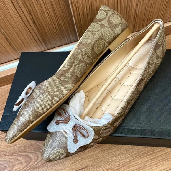 COACH Flat Monogram Shoes - Picture 4 of 4